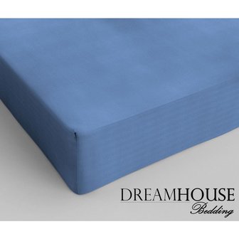 Dreamhouse Bedding Katoen Hoeslaken Blue