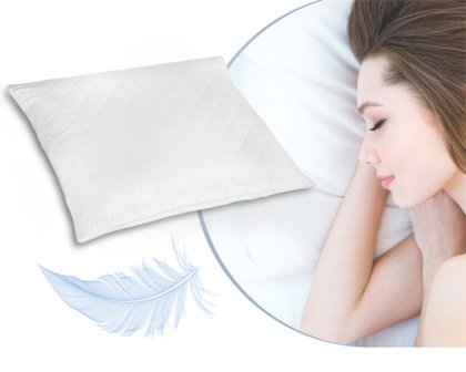 Sleeptime Deluxe Comfort Hoofdkussen - Medium - 100% Veren - 60x70