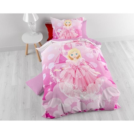 Bek lezer Vervreemden Sleeptime Lovely Princess Pink Dekbedovertrek Katoen - Matrassen,  dekbedden, dekbedovertrekken en beddengoed koop je bij Slaapverkoop.nl!