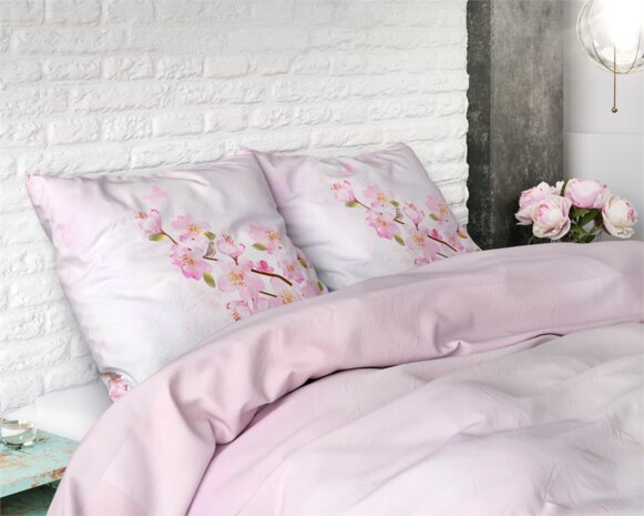 Sleeptime Sweet Flowers Pink Dekbedovertrek Katoen Blended