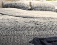Primaviera Deluxe Indigo Knit Grey Dekbedovertrek Twill Katoen