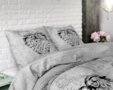 Sleeptime Hearts Vintage Grey Dekbedovertrek Katoen Blended